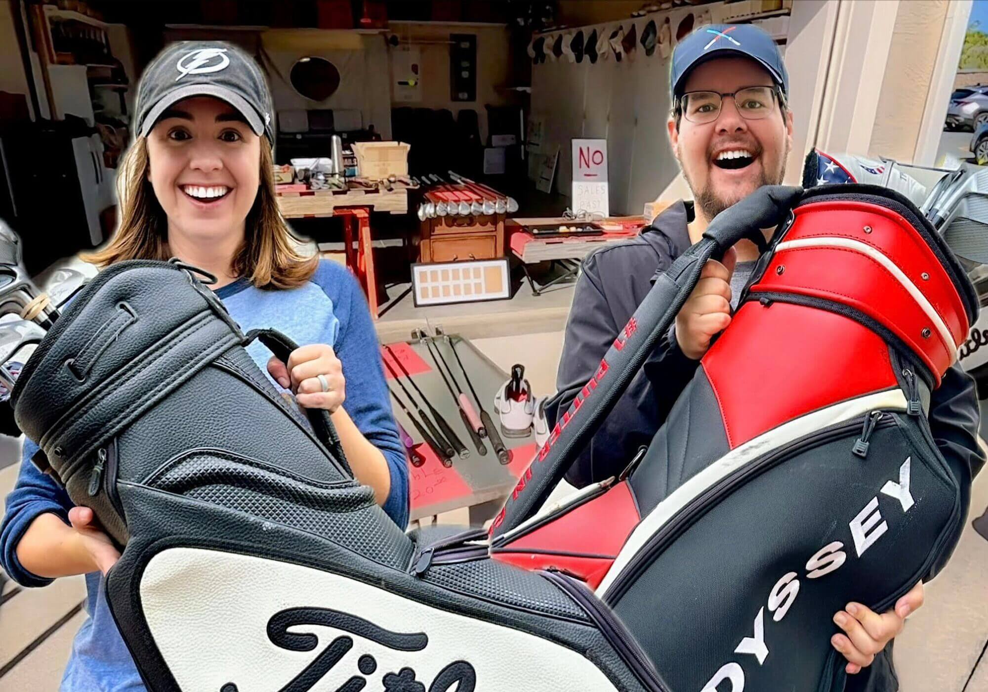 How one couple turned a few found golf balls into the booming live-selling site Stacked Golf